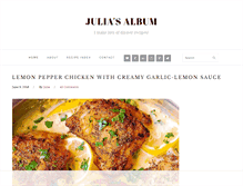 Tablet Screenshot of juliasalbum.com